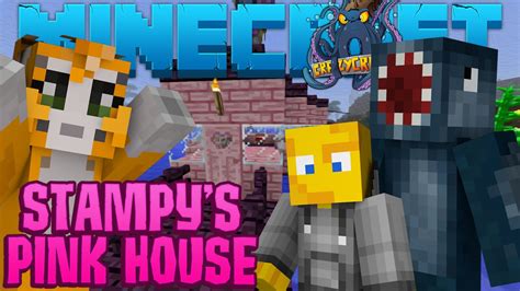 Minecraft Crazy Craft 22 Stampys Pink House 8 Youtube