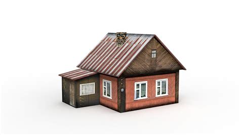 3d Model Village House Vr Ar Low Poly Cgtrader