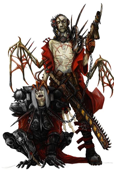 Cultist With Pet Warhammer Art Warhammer 40k Artwork Warhammer Fantasy