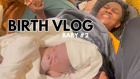 Birth Vlog Raw Real Emotional Unmedicated Unplanned Home Birth