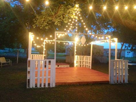 Whether you need twenty chairs and a barbecue for your backyard party or the design and installation for a national touring festival; Dance floor made from pallets. | Dance floor wedding ...