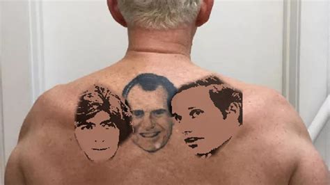 Spontaneous Woodward And Bernstein Tattoos Slowly Crushing Roger Stones