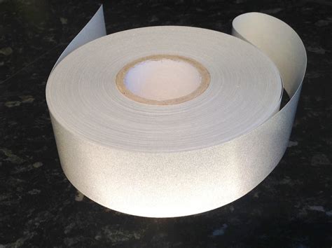 50mm Hi Visibility Reflective Tape 100 Meter Roll Mtrs Webfittings