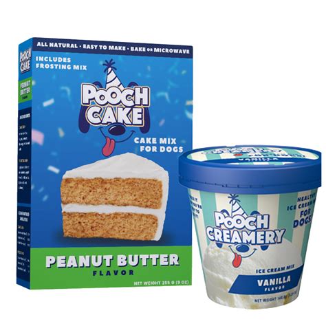 Pooch Cake Mix And Ice Cream Dog Treat In 2021 Dog Ice Cream Cake Mix