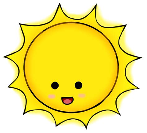 Browse and download free sunshine png transparent. kawaii sun clipart #1 | Art, Sun clip art, Cute sun