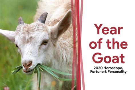The chinese zodiac goat has been ranked in the 8th place in twelve chinese zodiac. Year of the Goat: 2020 Horoscope (Zodiac Goat Fortune ...