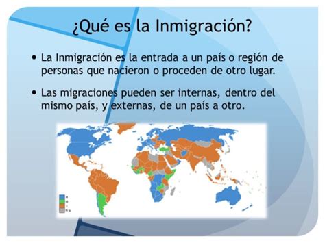 La migración interna es un componente decisivo de los procesos de redistribución espacial de la población y tiene implicaciones migración interna. Diferencias entre migración, emigración e inmigración ...