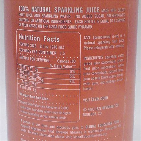 Unique Reviews Izze Sparkling Grapefruit Soda Review