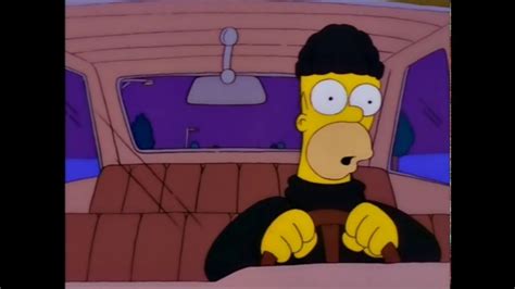 Homer Simpson Stealing A Car For Moe Youtube