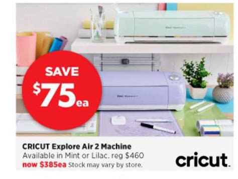 Cricut Explore Air 2 Machine Offer At Spotlight Au