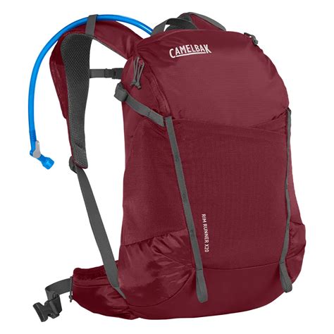 Camelbak Rim Runner X20 登山健行背包 酒紅 附2l快拆水袋 馬拉松世界