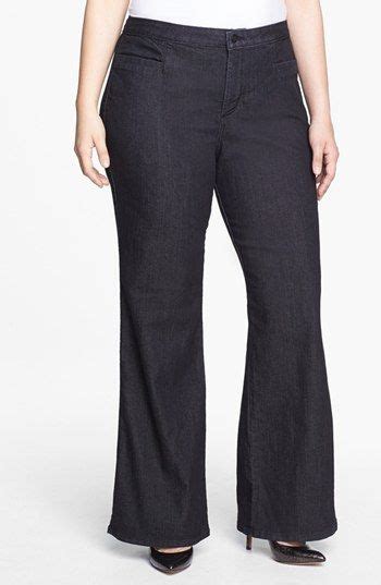 Nydj Filipa Stretch Trouser Jeans Dark Enzyme Plus Size Clothes