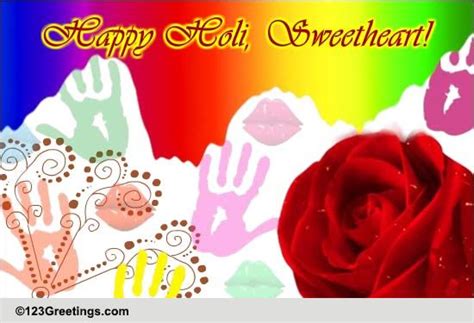 Happy Holi Sweetheart Free Love Ecards Greeting Cards 123 Greetings