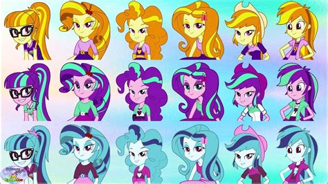 My Little Pony Transforms Equestria Girls Dazzlings Color Swap Surprise