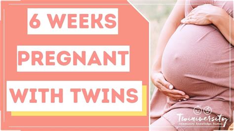 6 weeks pregnant with twins signs and symptoms youtube