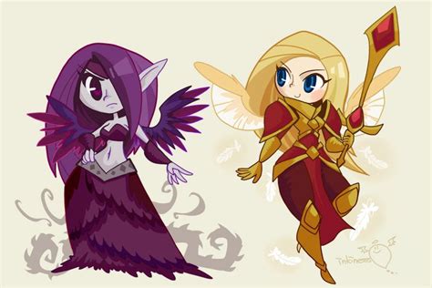 Morgana And Kayle By Inkinesss On Deviantart Lol League Of Legends