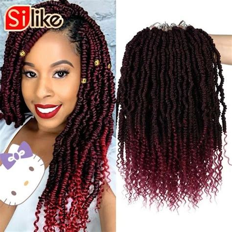 Roots Pack Pre Looped Crochet Spring Twist Hair Inch Stretched Twists Braiding Hair