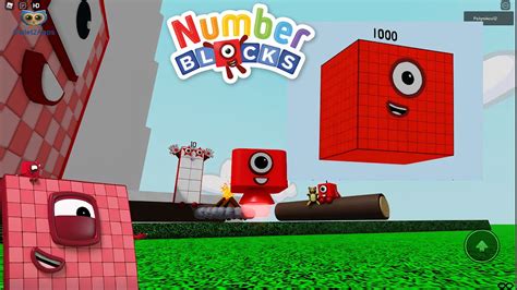 Numberblocks In Roblox 1 το 1000 One Thousand And One New
