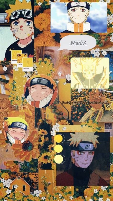 Yellow Anime Wallpaper Naruto Yellow Aesthetic Anime
