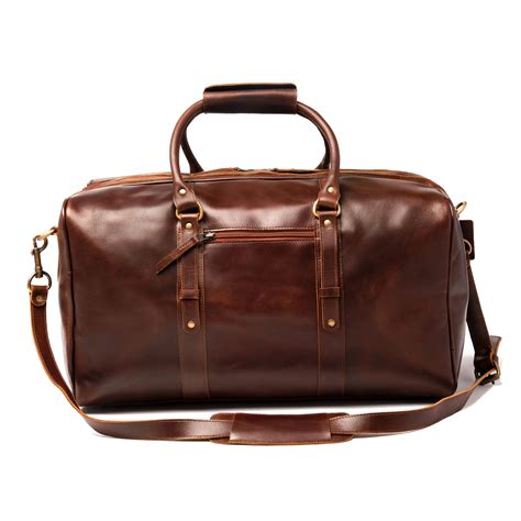 Leather Luggage Bag 20 Antique Brown Hides Canada Touch Of Modern