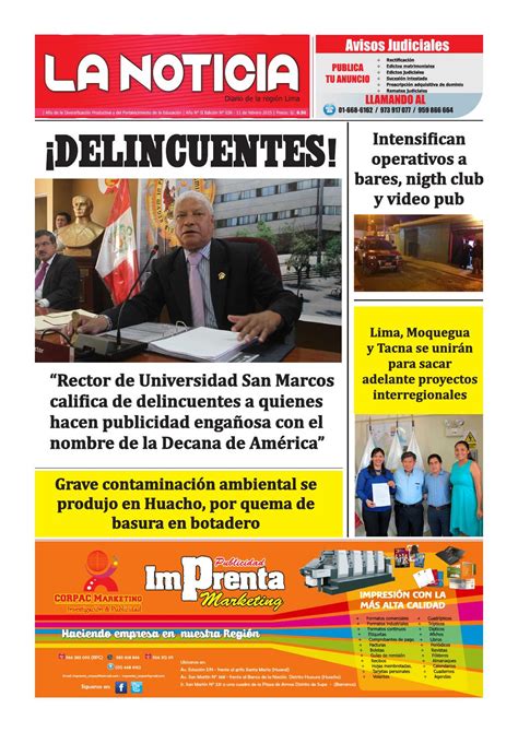Diario La Noticia EdiciÓn N°36 By La Noticia Issuu