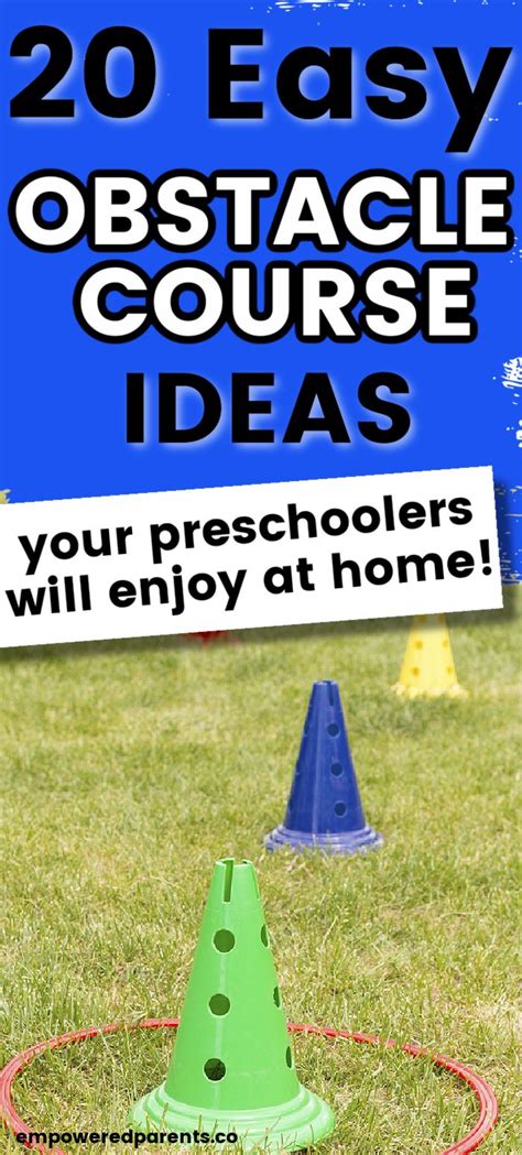 20 Simple Obstacle Course Ideas For Preschoolers Backyard Obstacle
