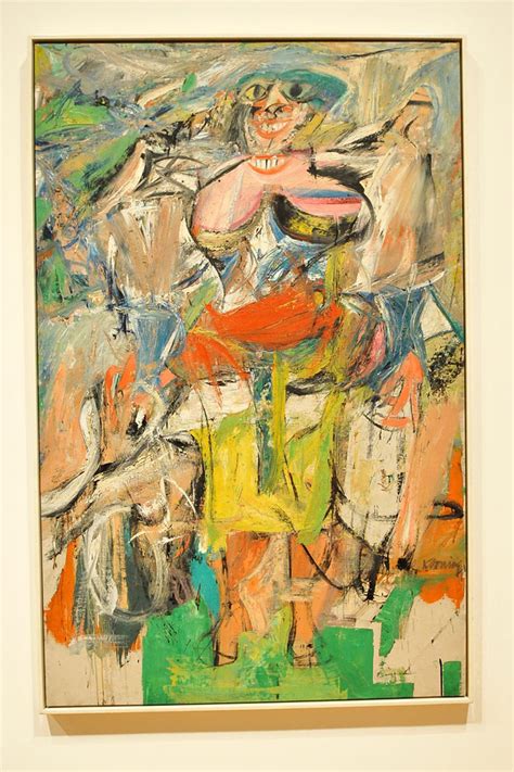 Great Works Woman With Bicycle 1952 3 1943cm X 1245cm Willem De