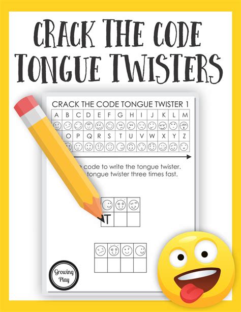 Tongue Twisters For Kids Pdf Your Therapy Source