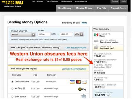 Any difference between the rate given to customers and the rate received by western union will be kept by western union (and its agents in some cases) in addition to the transfer fees. Western Union Brings Money Transfer And Its Tricky Fees To ...