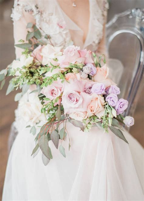 Pastel Wedding With Lots Of Lush Greenery Gold Details In 2020