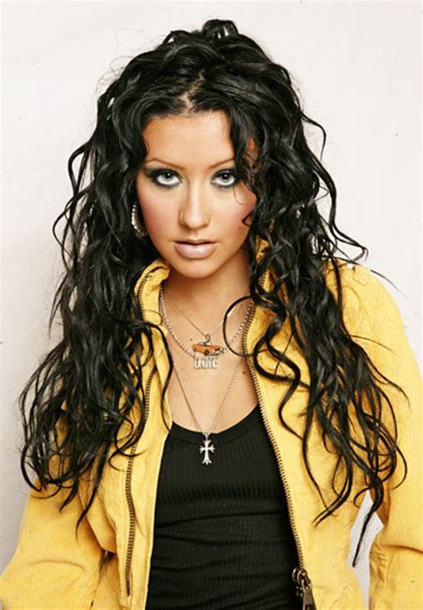Christina Aguileras Hair Evolution Us Weekly Christina Aguilera