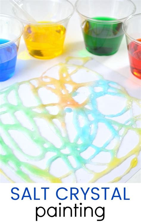 Try Salt Crystal Painting A Fun Science And Art Activity For Preschool