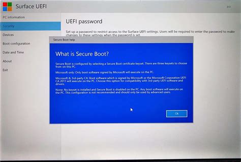 How To Configure Surface Pro Uefibios Settings Surfacetip