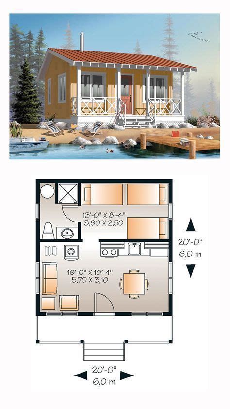 Tiny House Plan 76165 Total Living Area 400 Sq Ft 1 Bedroom And 1