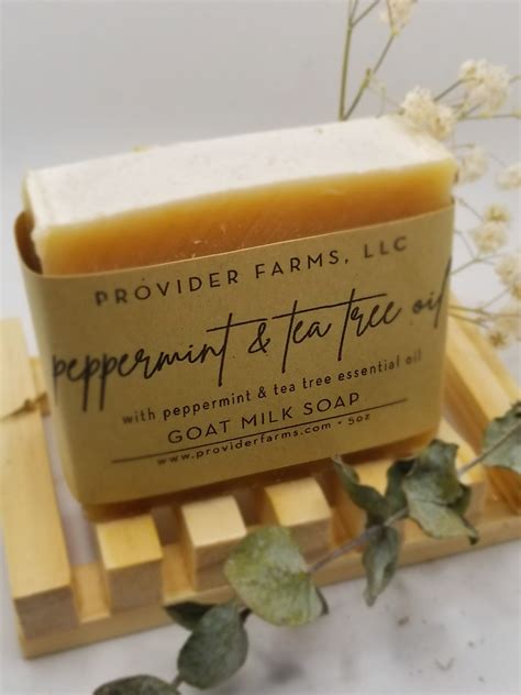 Goat Milk Soap Peppermint And Tea Tree Provider Farms