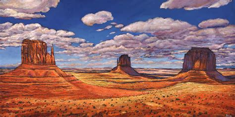 Monumental Contemporary Southwestern Desert Landscape Print