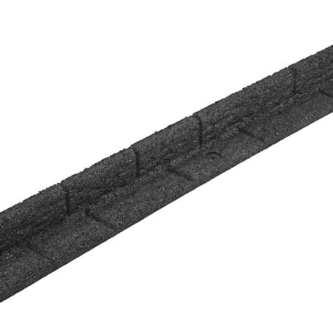 Rubberific 24 Ft X 3 In 6 Pack Black Rubber Landscape Edging Section In