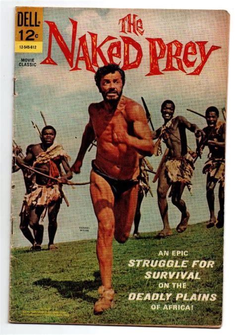 The Naked Prey 1 Movie Comic Cornel Wilde Dell 1964 VG