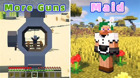 10 Amazing Minecraft Mods More Guns ＆ Maid For 1192 1194 And