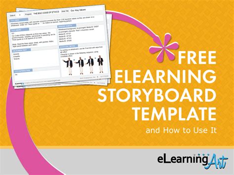 Free Elearning Storyboard Template And How To Use It Elearningart