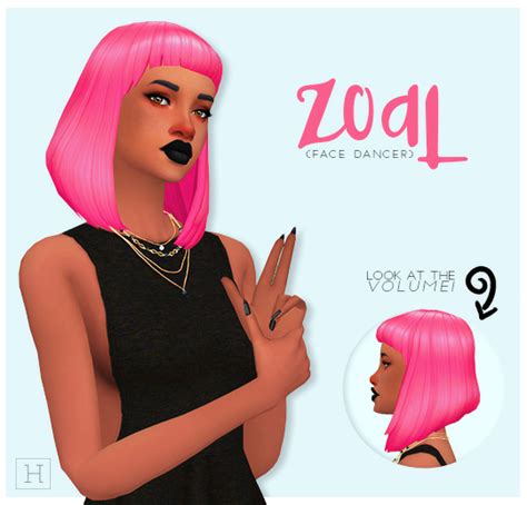 Sims 4 Ccs The Best Hair By Habsims