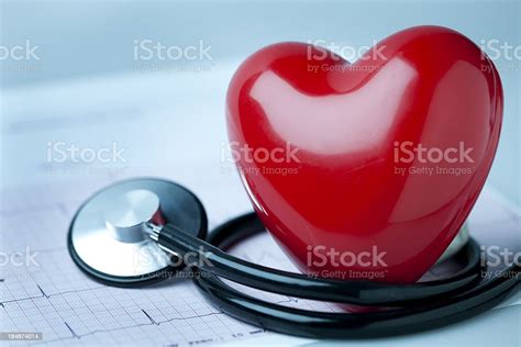 Heart Stethoscope And Ekg Stock Photo Download Image Now Istock
