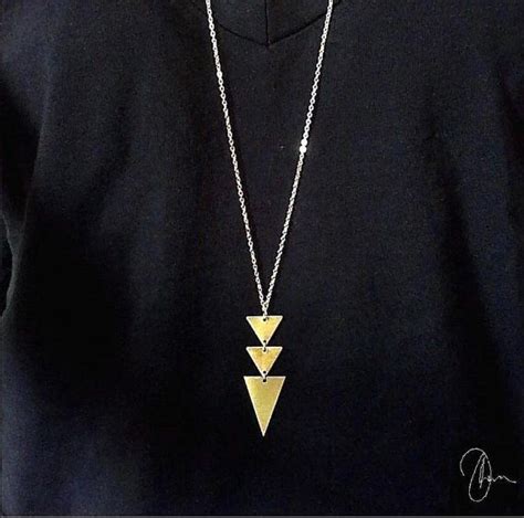 This Gold Plated Triangle Necklace 22 Pieces Of Beautifully Minimalist Geometric Jewellery