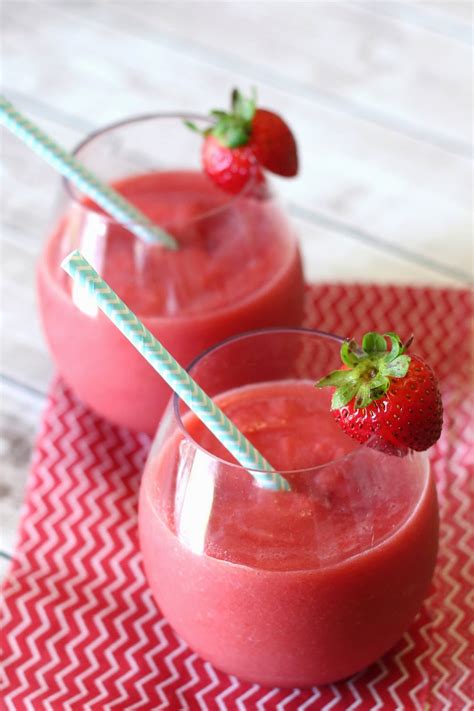 Watermelon Strawberry Slushie