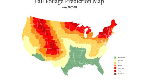 An Interactive Map That Helps Predict The Best Time To See Fall Foliage
