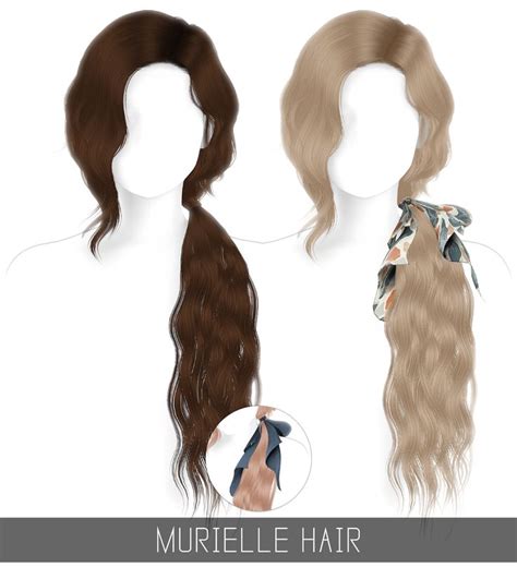 Murielle Hair Simpliciaty Sims Hair Sims 4 Sims Mods