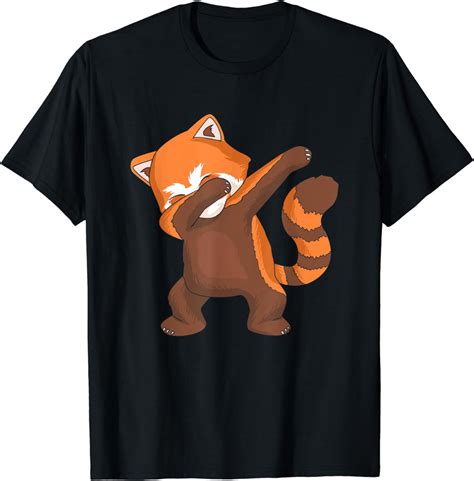 Red Panda Dabbing T Shirt Dab For Live Tee I Panda Lovers