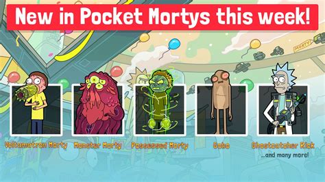 New In Pocket Mortys This Week Rpocketmortys