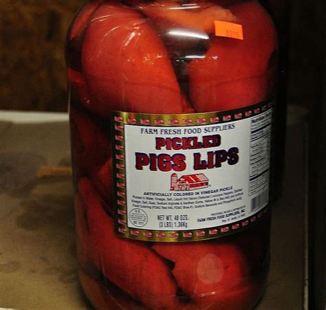 Pickled Pig Lips And Other Crazy Food Pig Lips Weird Food Bizarre Foods