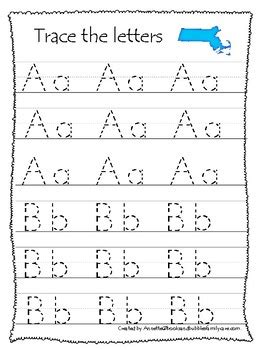 From a to the mysterious cursive z , you'll be an expert cursive writer when you're done. Massachusetts State Symbols themed A-Z Tracing Worksheets ...